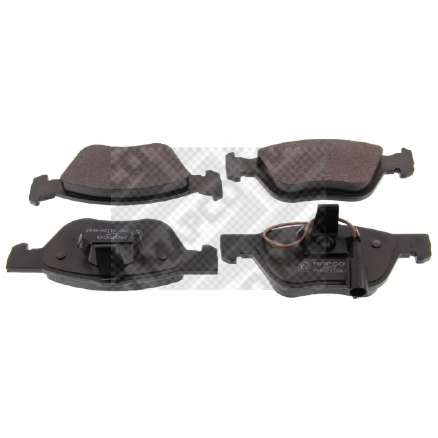 Kit pastiglie freno, Freno a disco MAPCO 6473