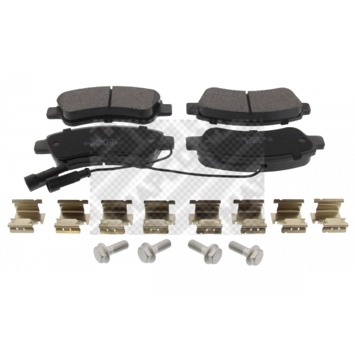 Kit pastiglie freno, Freno a disco MAPCO 6476