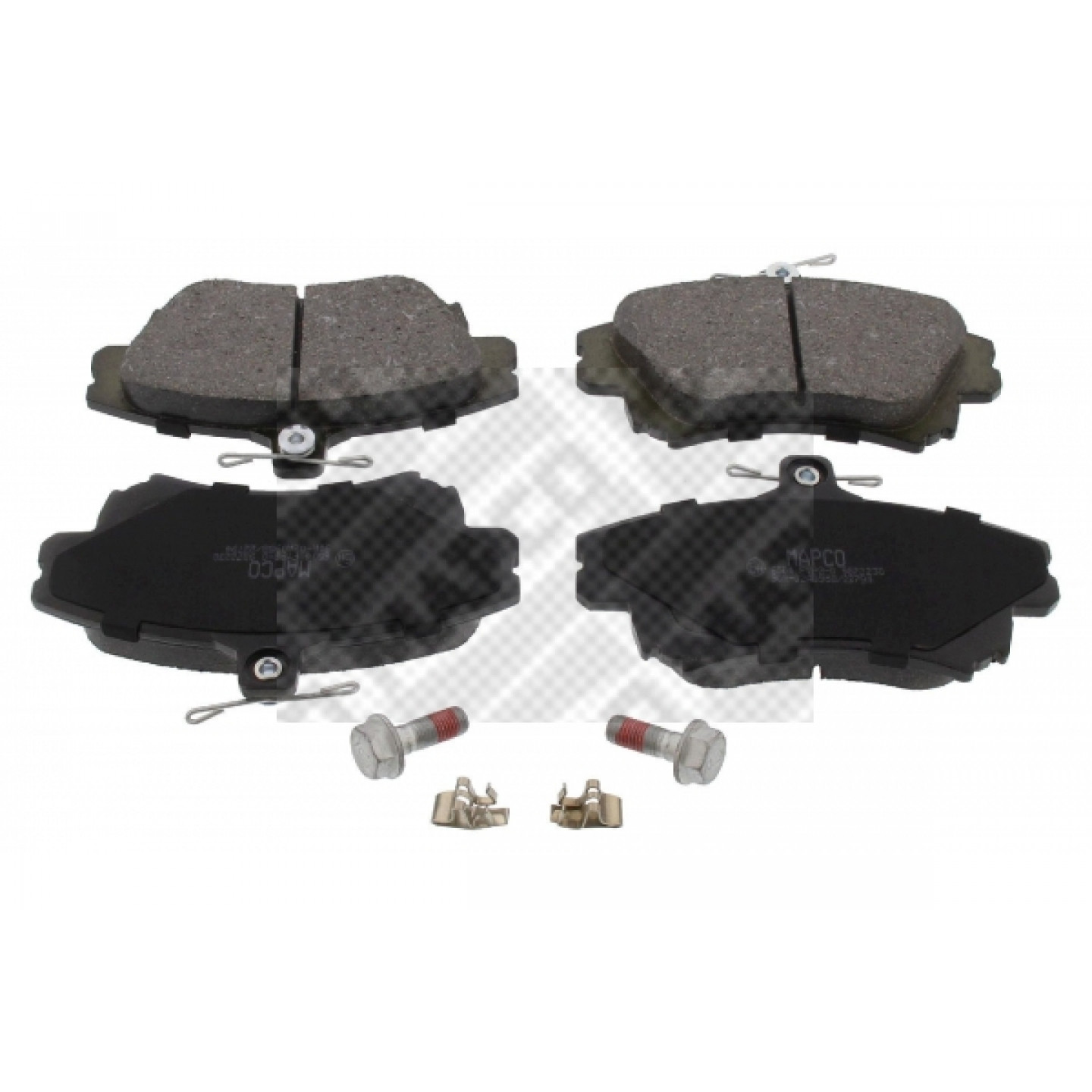 Kit de plaquettes de frein, frein à disque MAPCO 6504