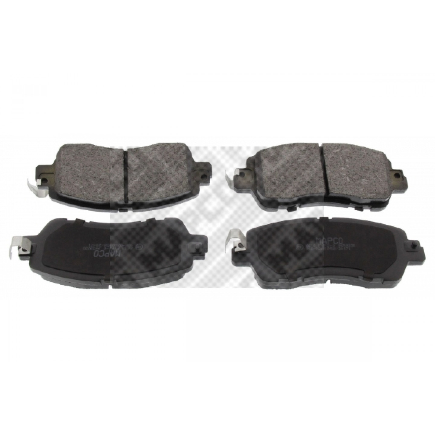 Kit pastiglie freno, Freno a disco MAPCO 6618