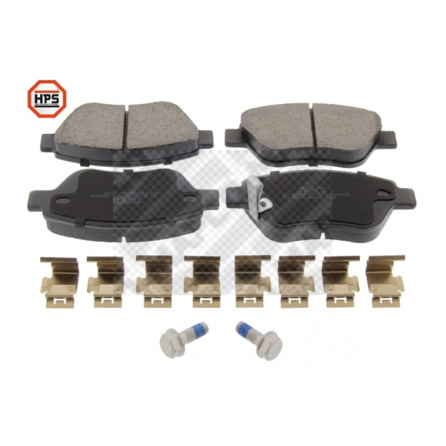 Kit pastiglie freno, Freno a disco MAPCO 6805HPS