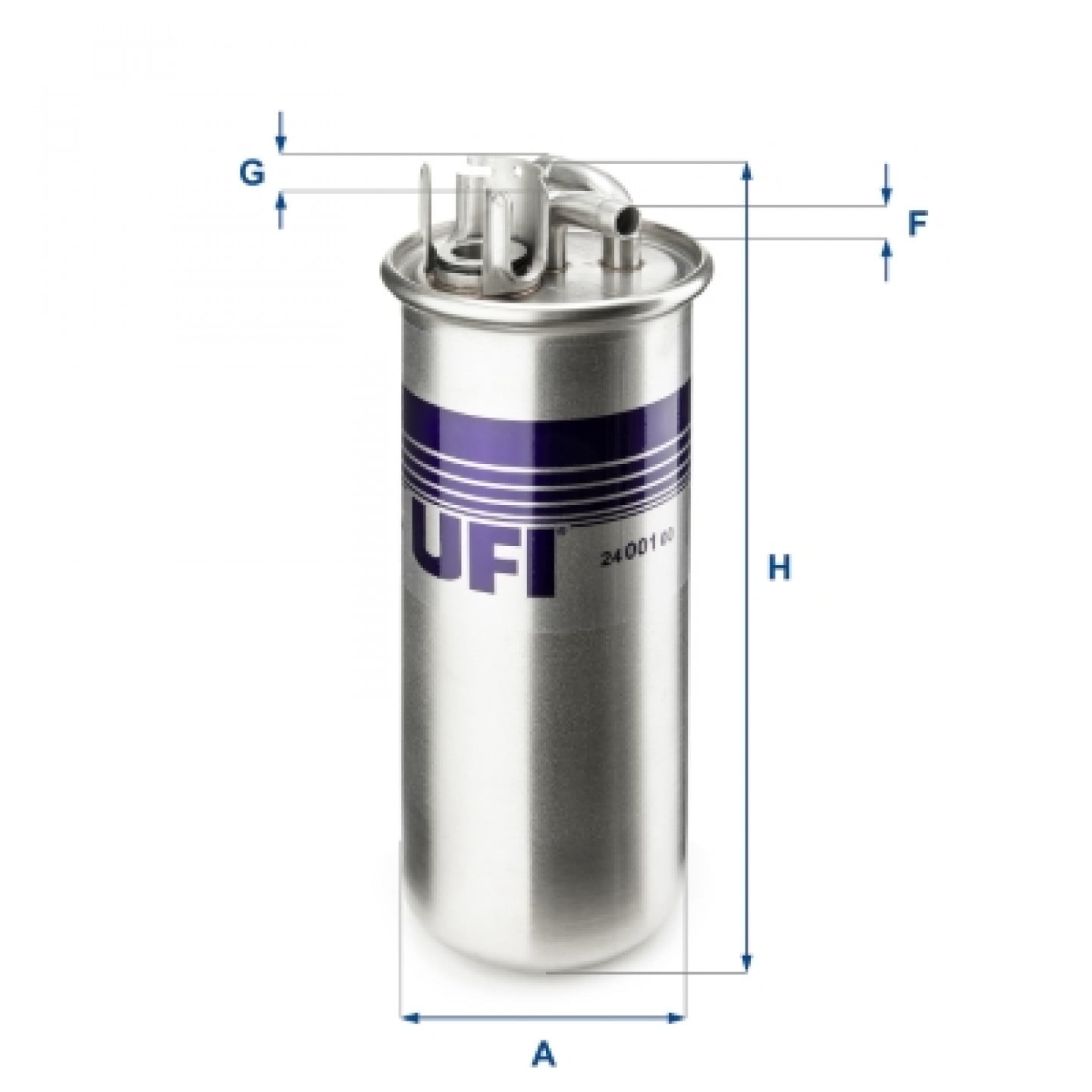 Filtro combustible UFI 24.001.00