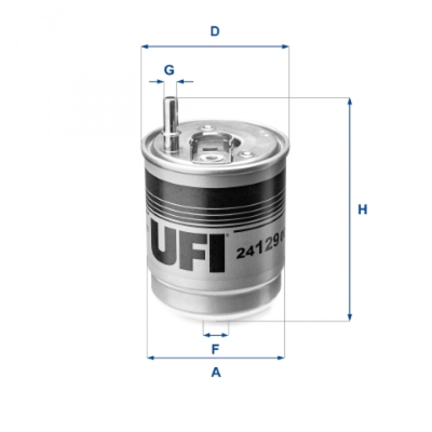 Filtro carburante UFI 24.129.00