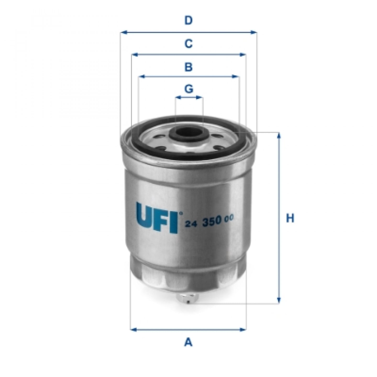 Filtro carburante UFI 24.350.00