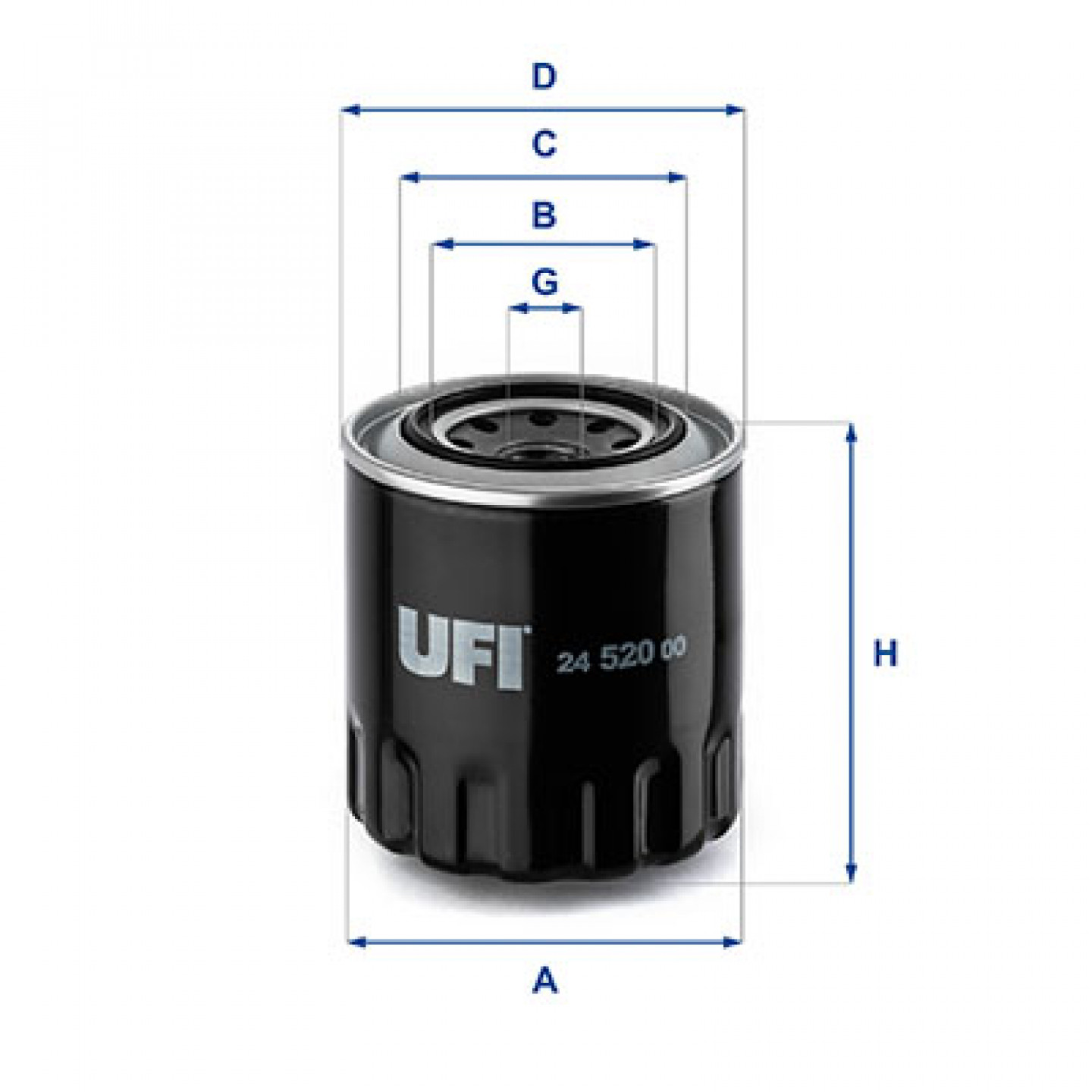 Brændstof-filter UFI 24.520.00