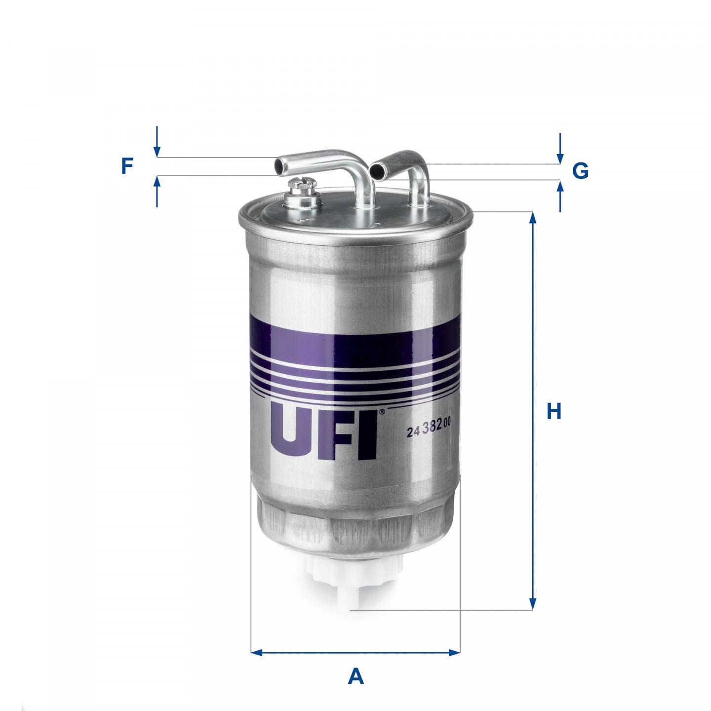 Filtro carburante UFI 24.382.00