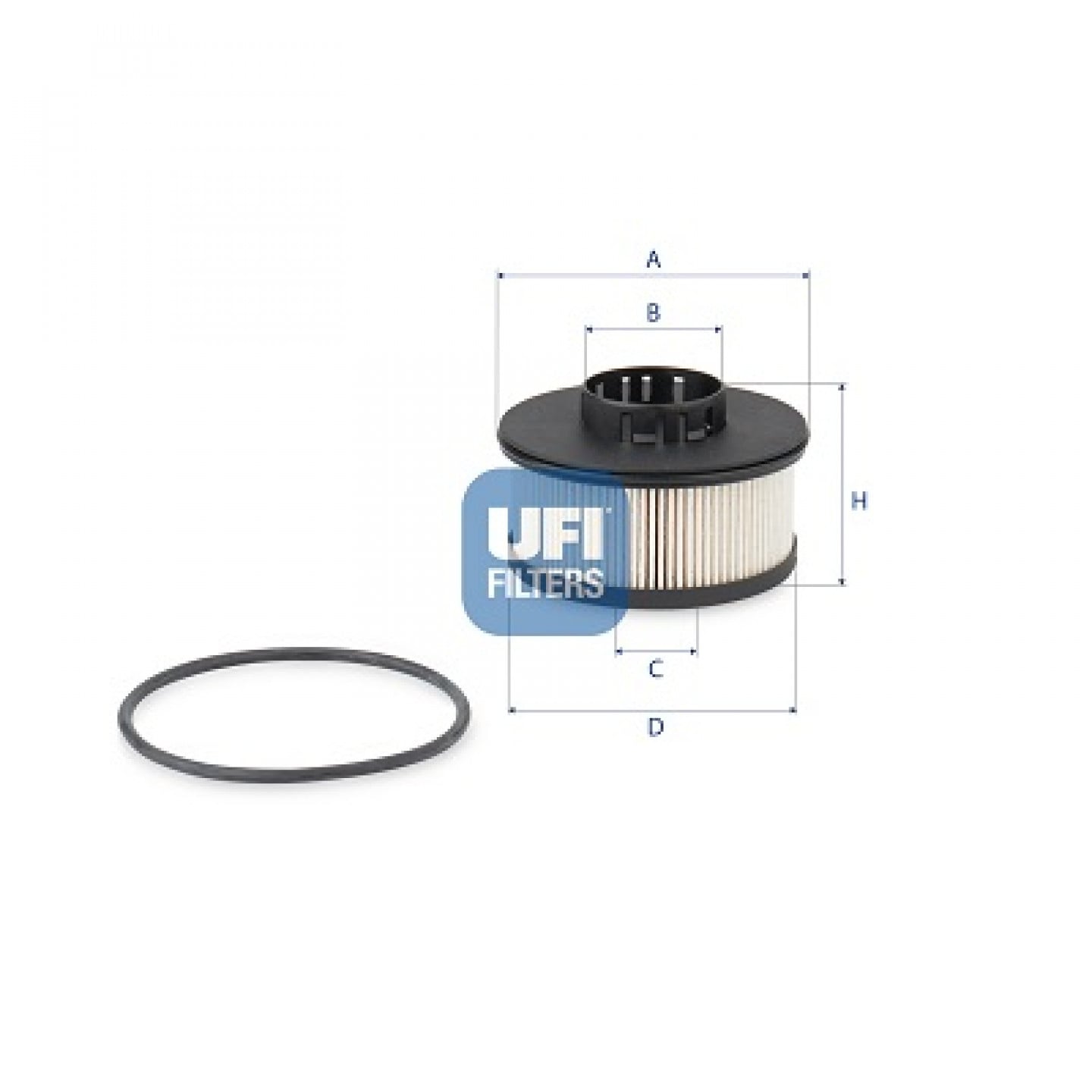 Filtro combustible UFI 26.201.00