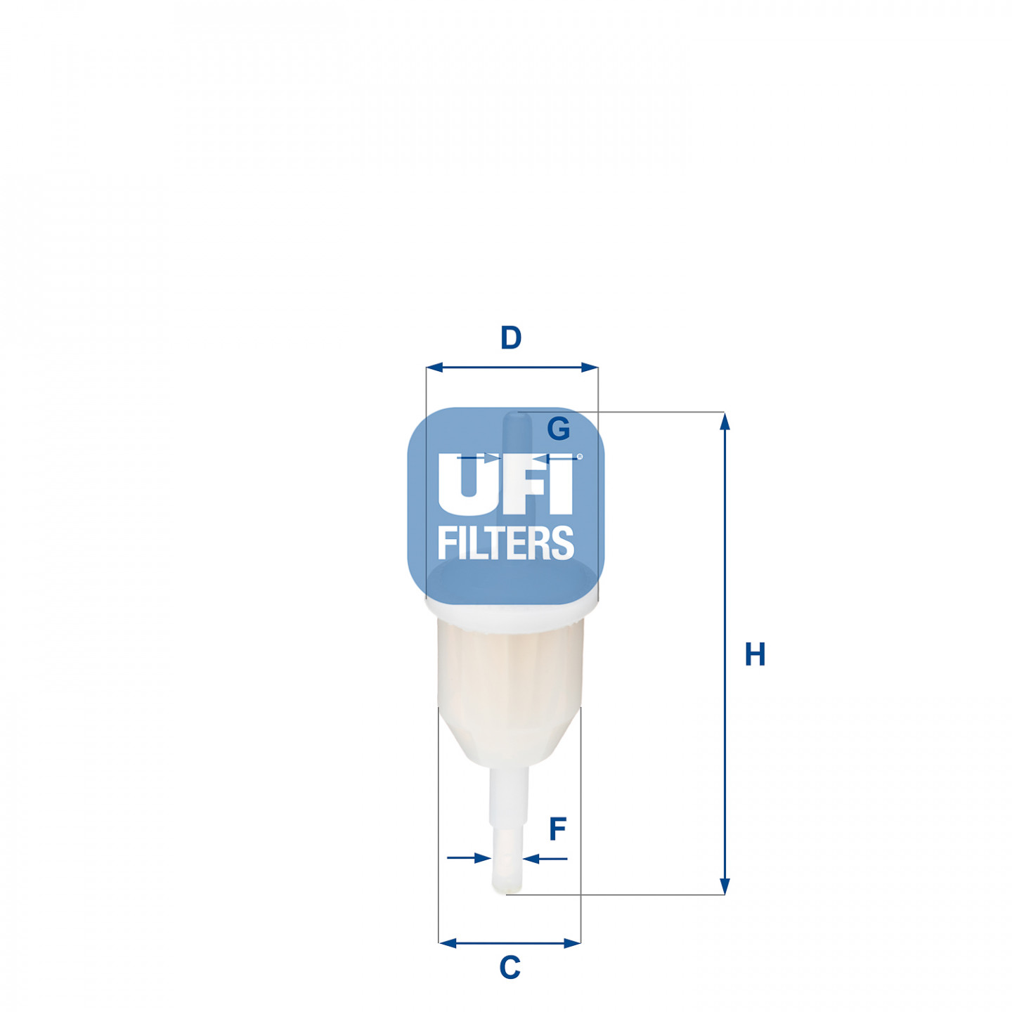 Filtro combustible UFI 31.009.00