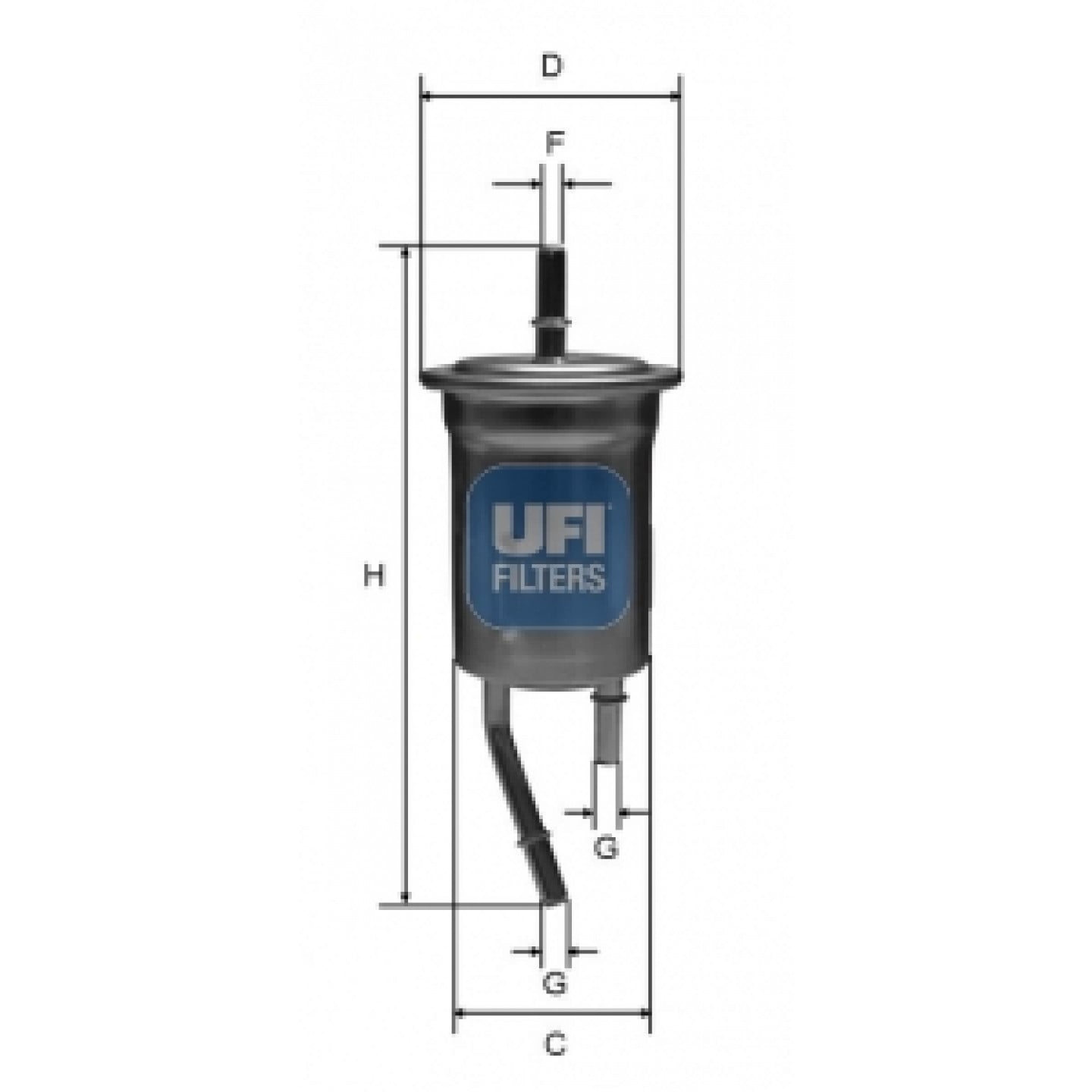 Filtro carburante UFI 31.828.00