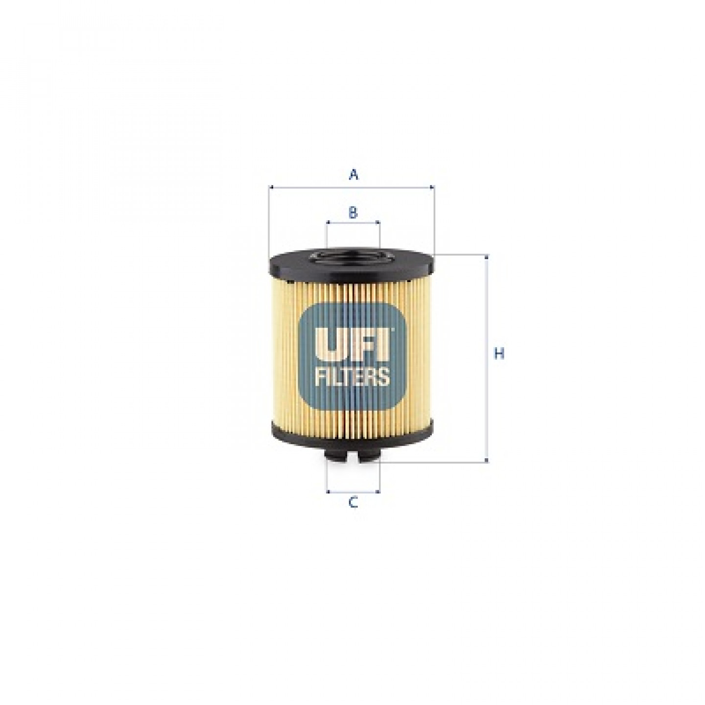 Filtre à huile UFI 25.283.00