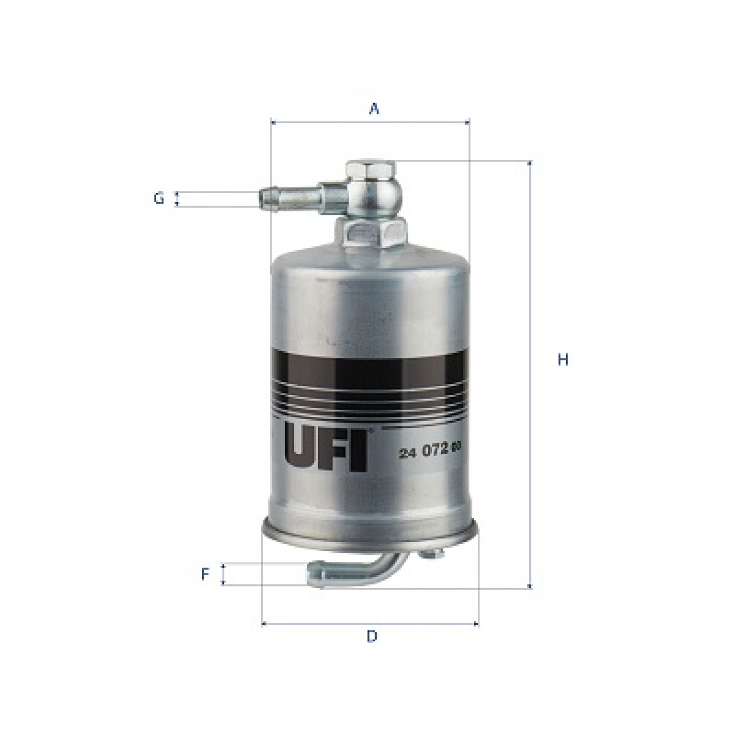 Filtro combustible UFI 24.072.00