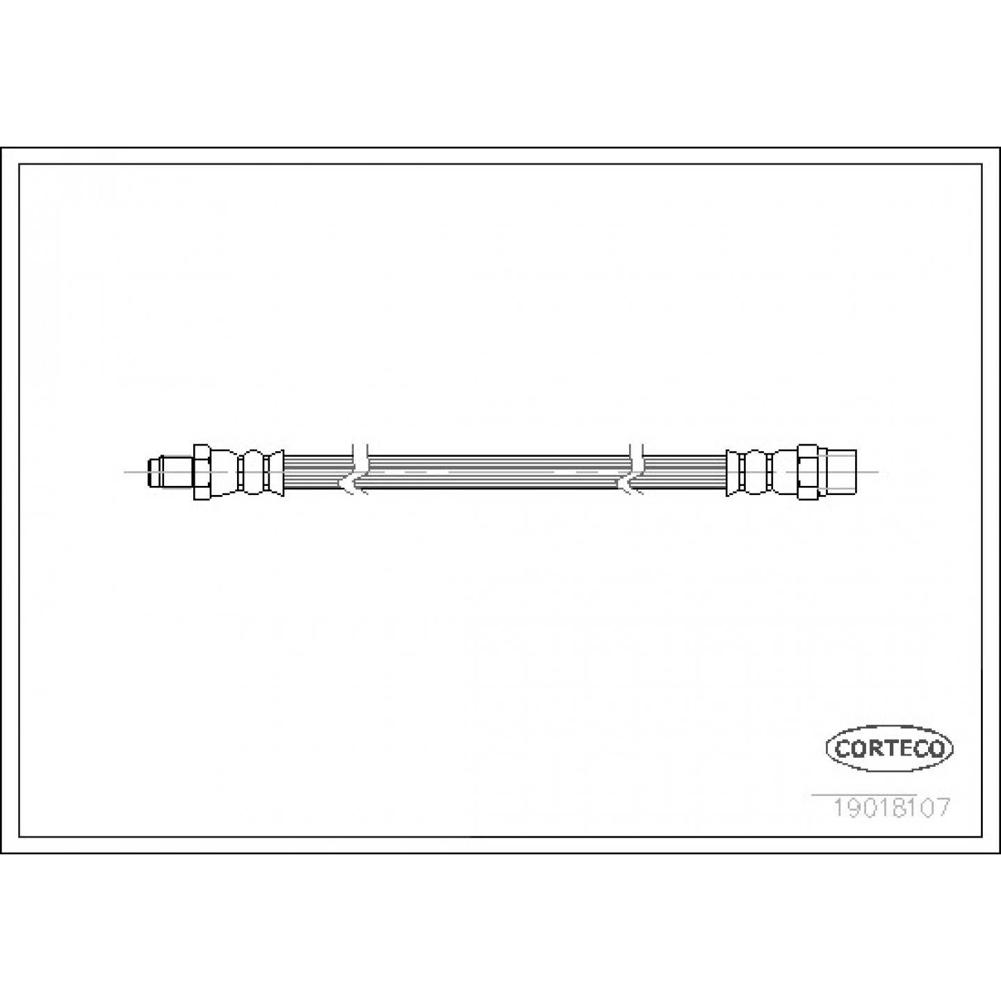 Bremsschlauch CORTECO 19018107