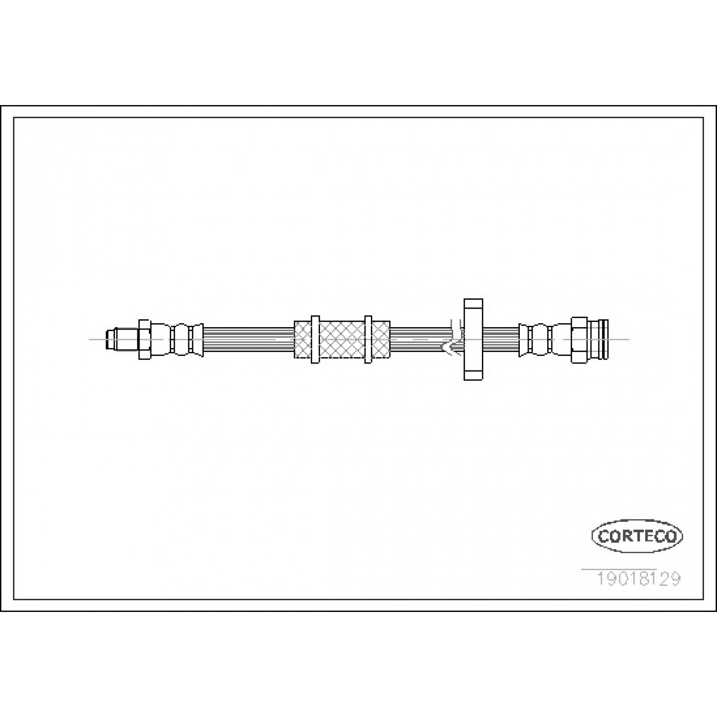 Bremsschlauch CORTECO 19018129