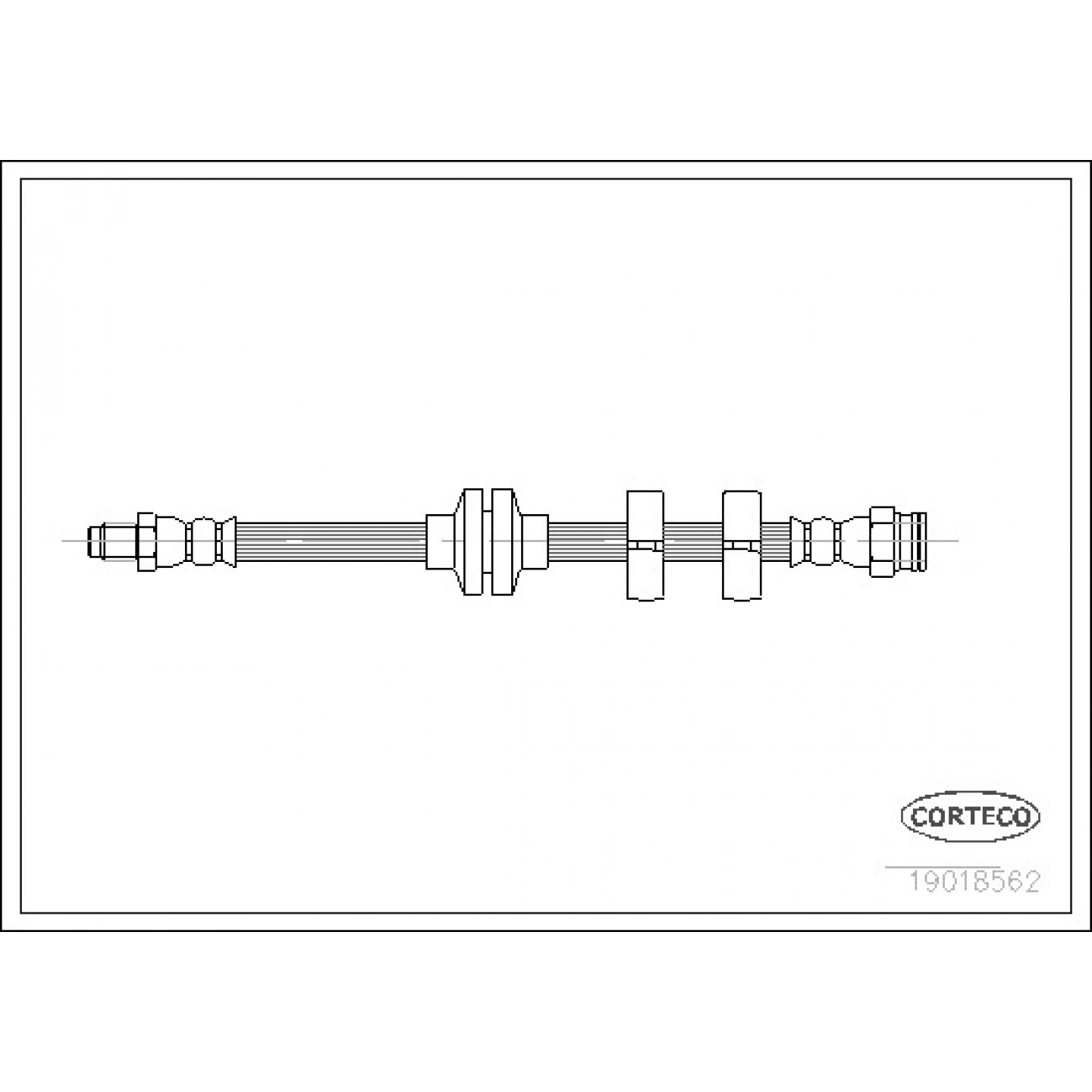 Bremsschlauch CORTECO 19018562