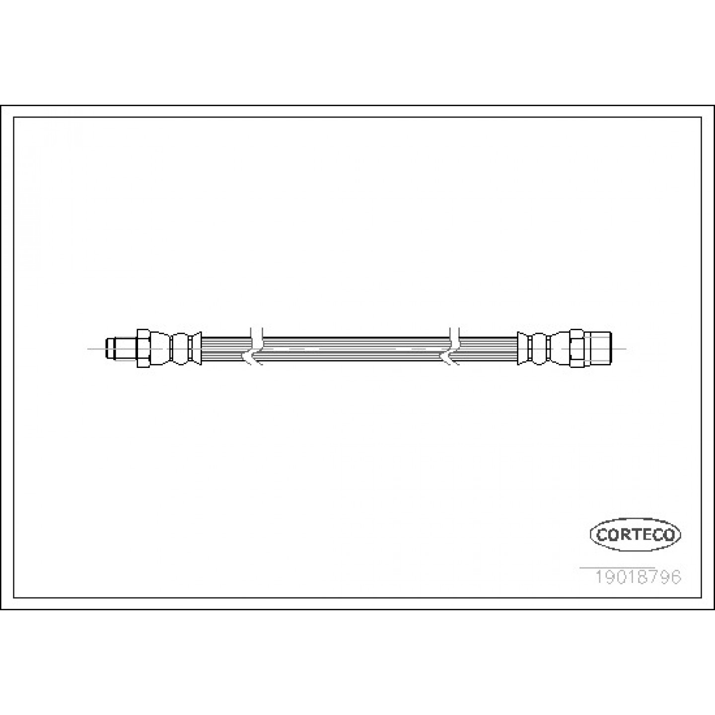 Bremsschlauch CORTECO 19018796