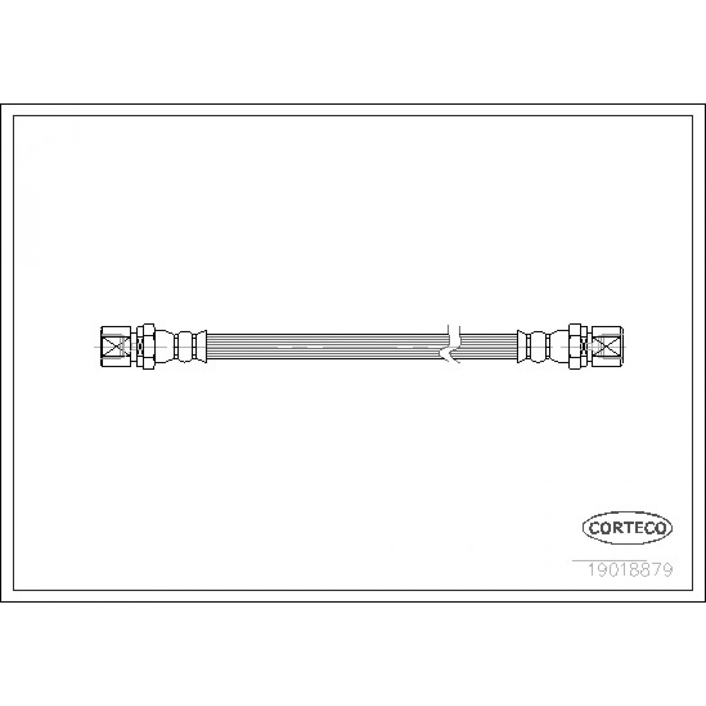 Bremsschlauch CORTECO 19018879