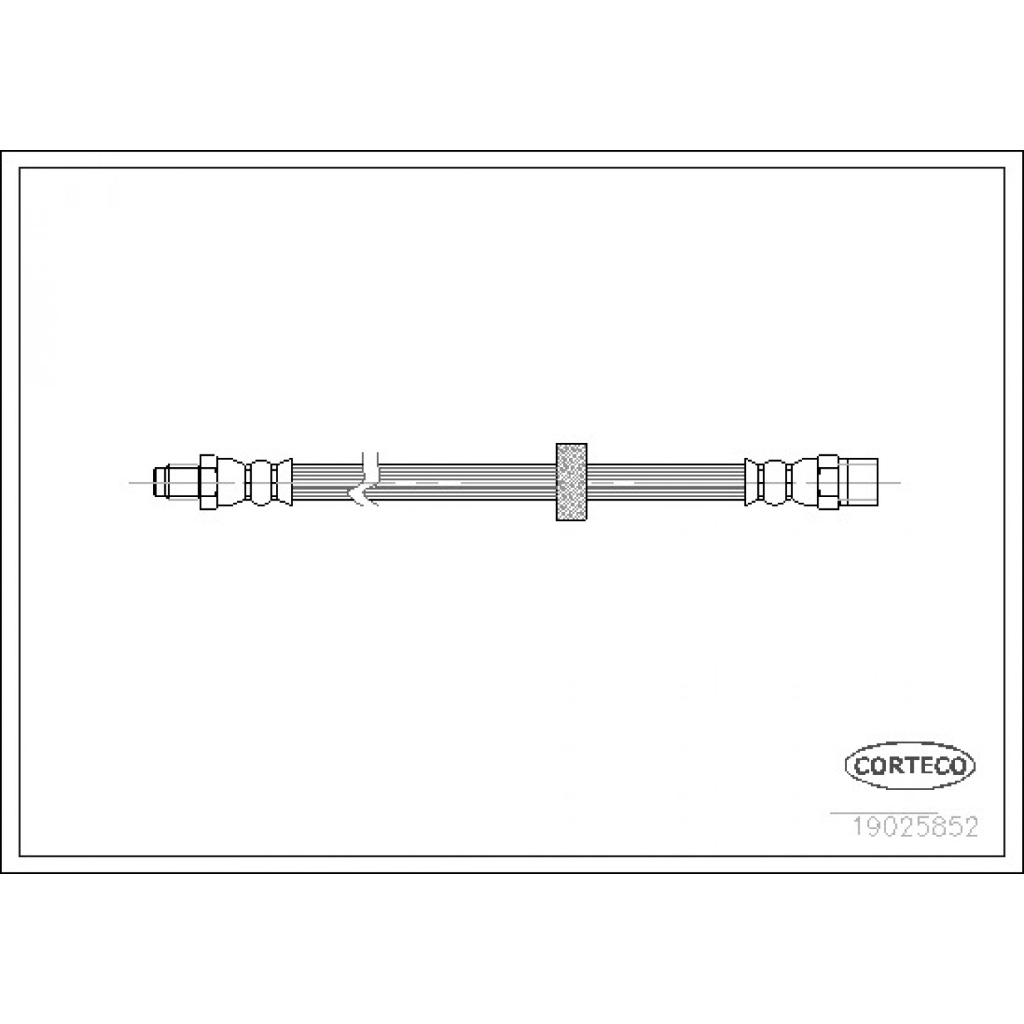 Bremsschlauch CORTECO 19025852