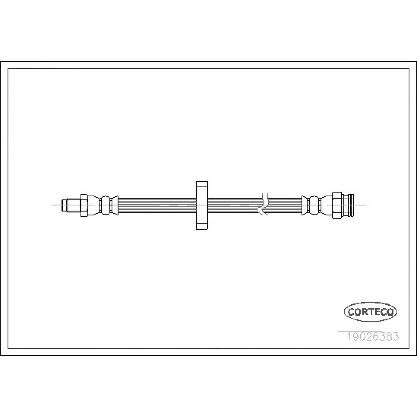 Bremsschlauch CORTECO 19026383
