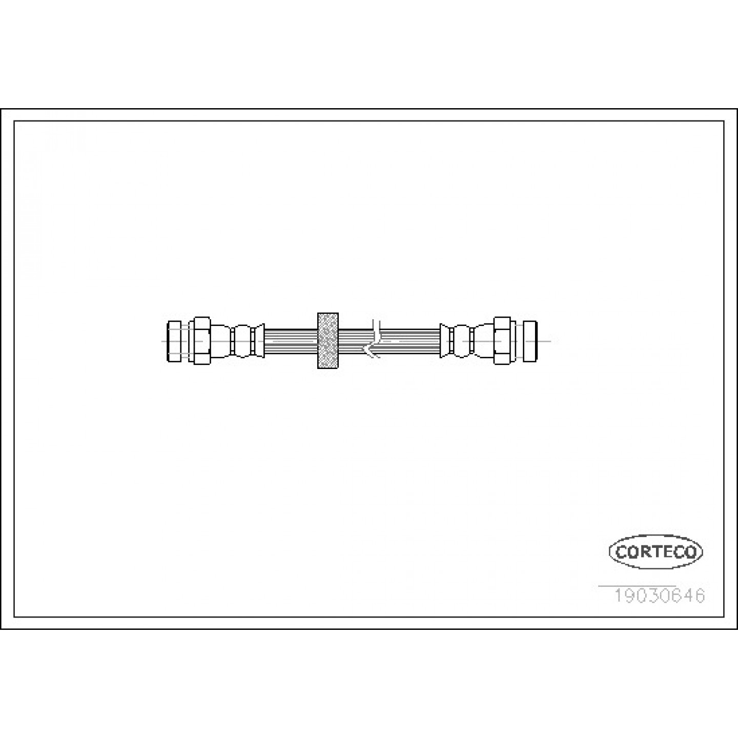 Bremsschlauch CORTECO 19030646