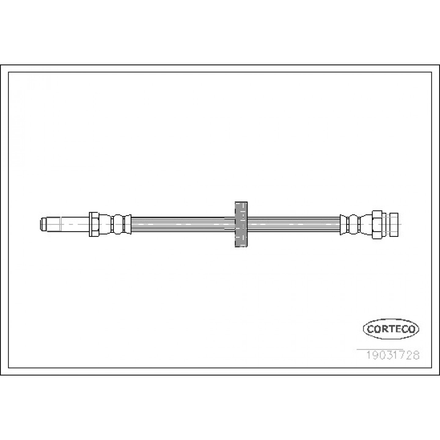Bremsschlauch CORTECO 19031728