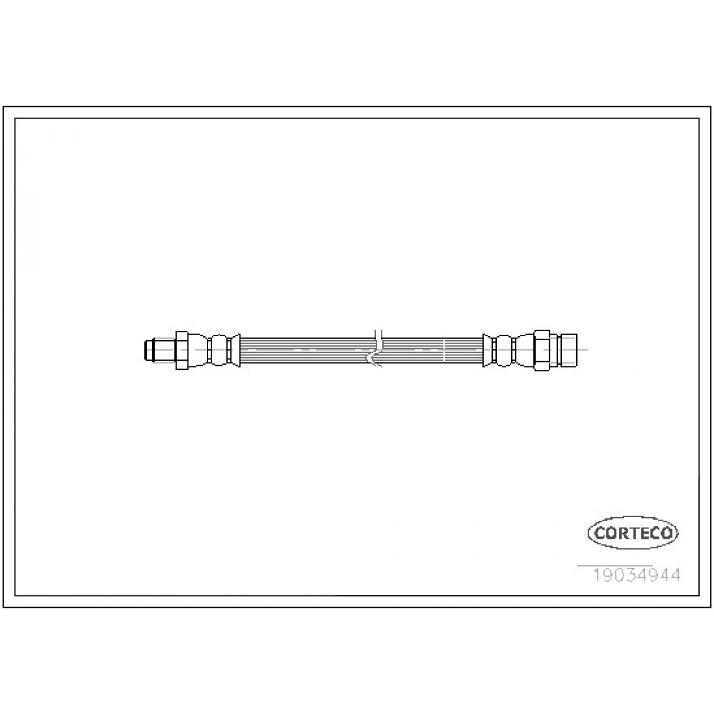 Bremsschlauch CORTECO 19034944