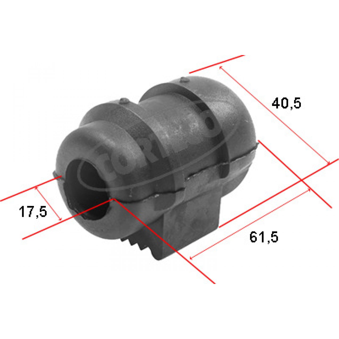 Stabilisatorlagerung CORTECO 80000116