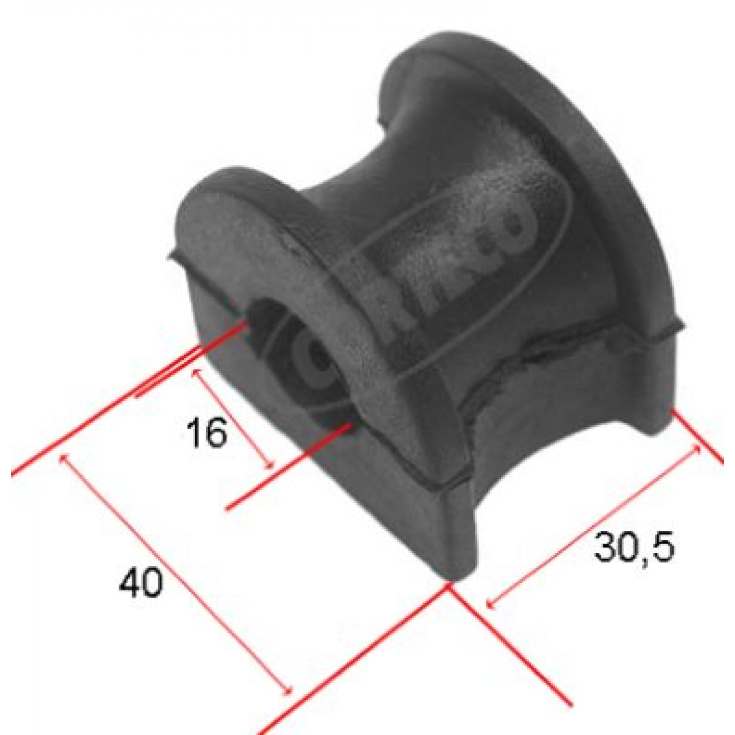 Stabilisatorlagerung CORTECO 21652984