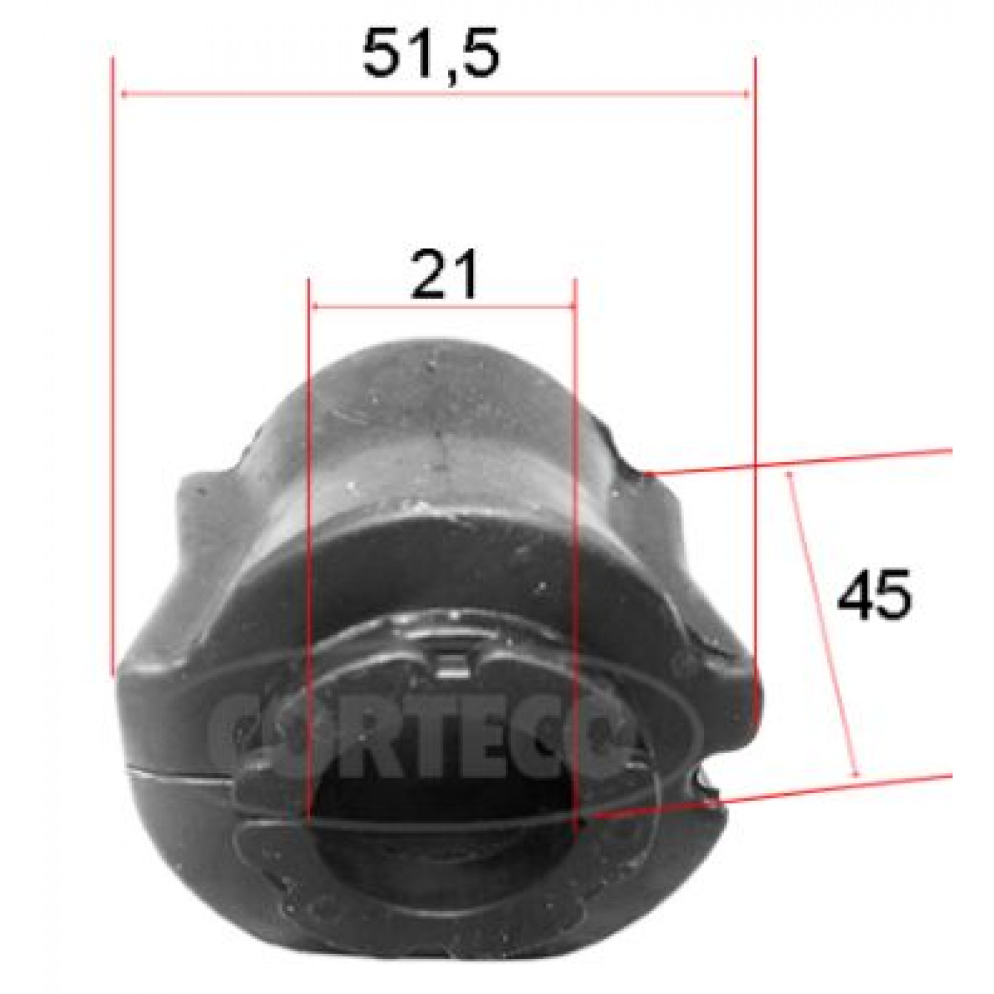 Uložení stabilizátoru CORTECO 49371817