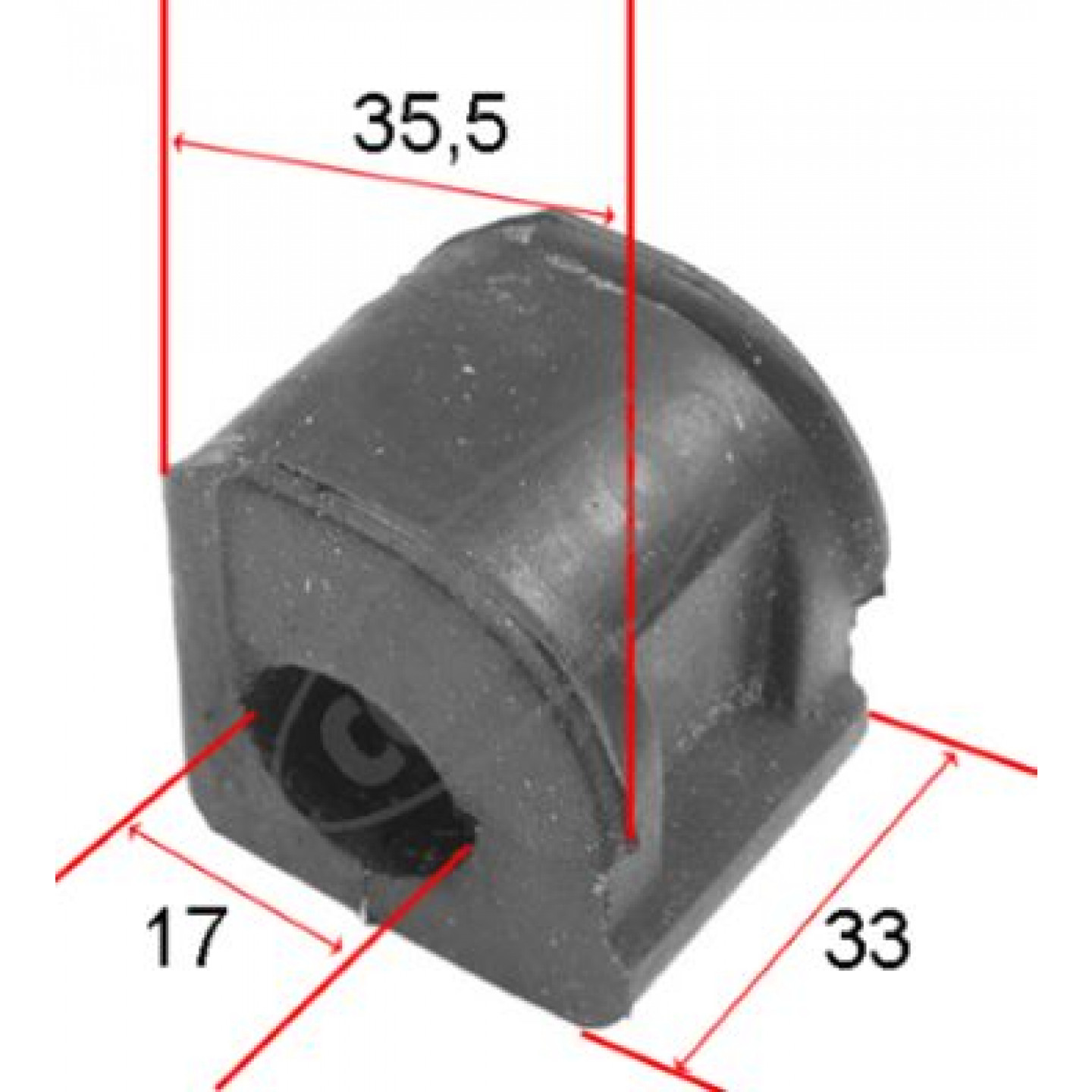 Stabilisatorlagerung CORTECO 80000137