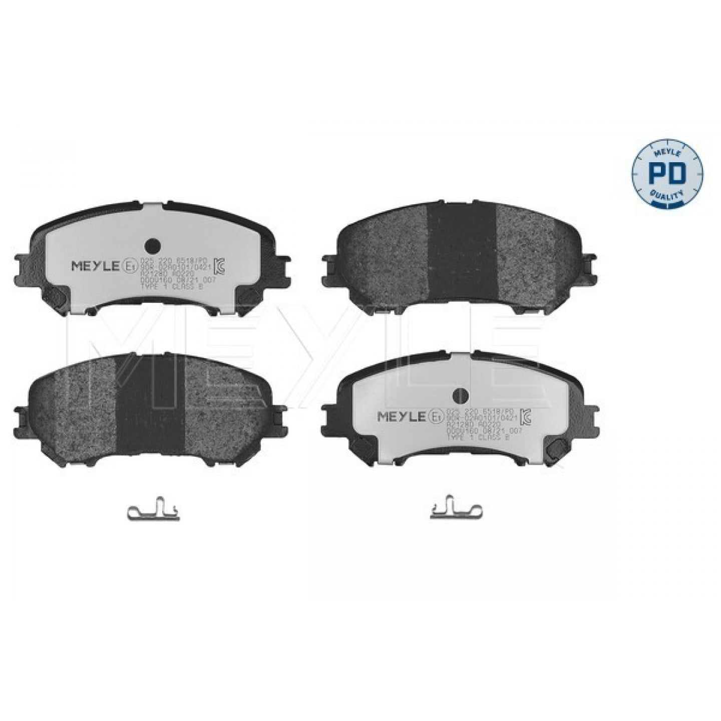 Originale MEYLE Kit Pastiglie Freno a Disco 025 220 3517 / Pd per Audi