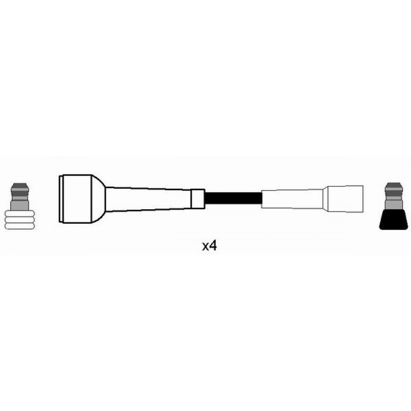 BLUE PRINT ADA101605 Kit cavi candele