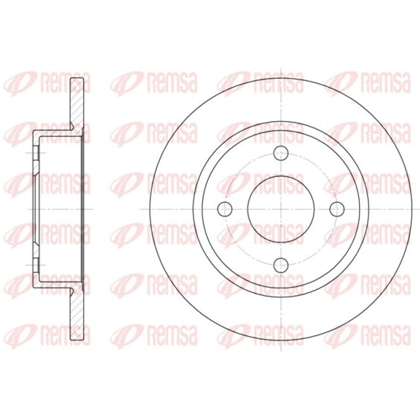 Bremsscheibe REMSA 6047.00