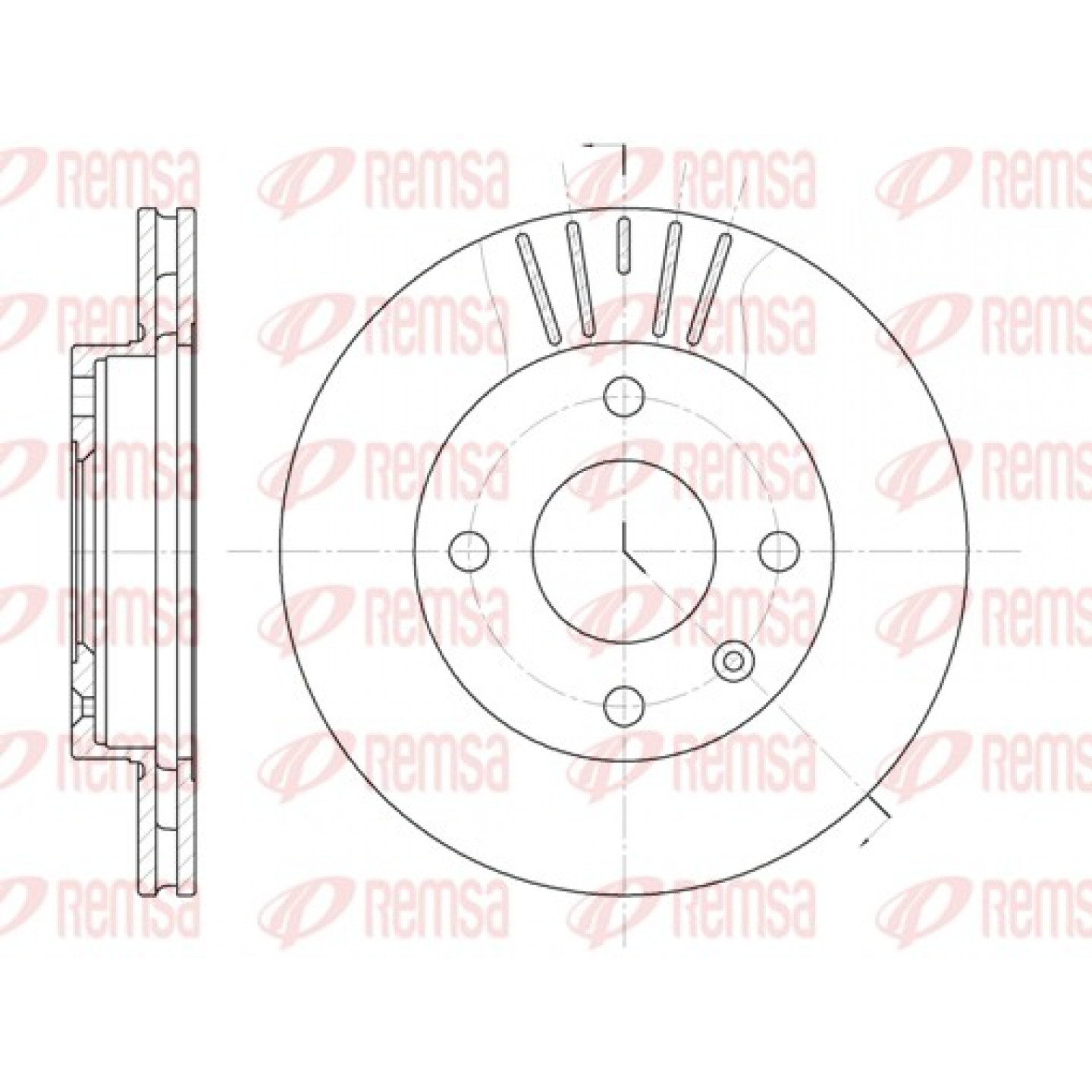 Bremsscheibe REMSA 6096.10