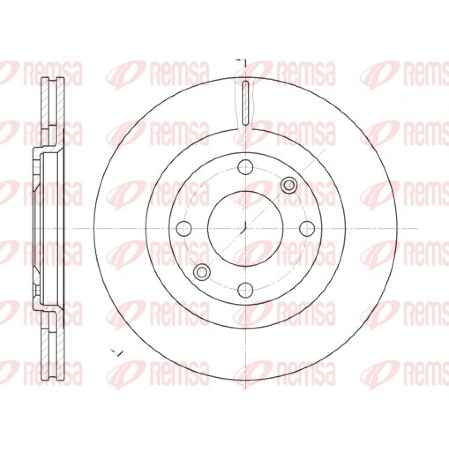 Bremsscheibe REMSA 6240.10
