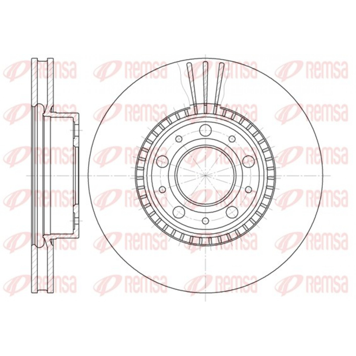 Bremsscheibe REMSA 6304.10