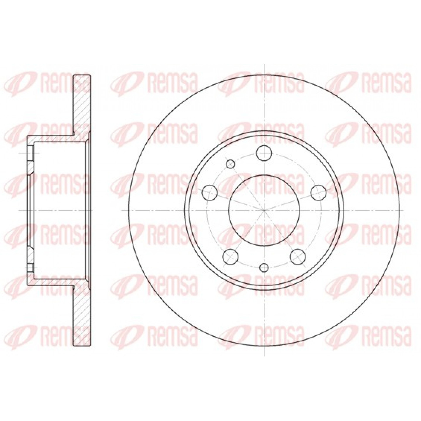 Bremsscheibe REMSA 6473.00