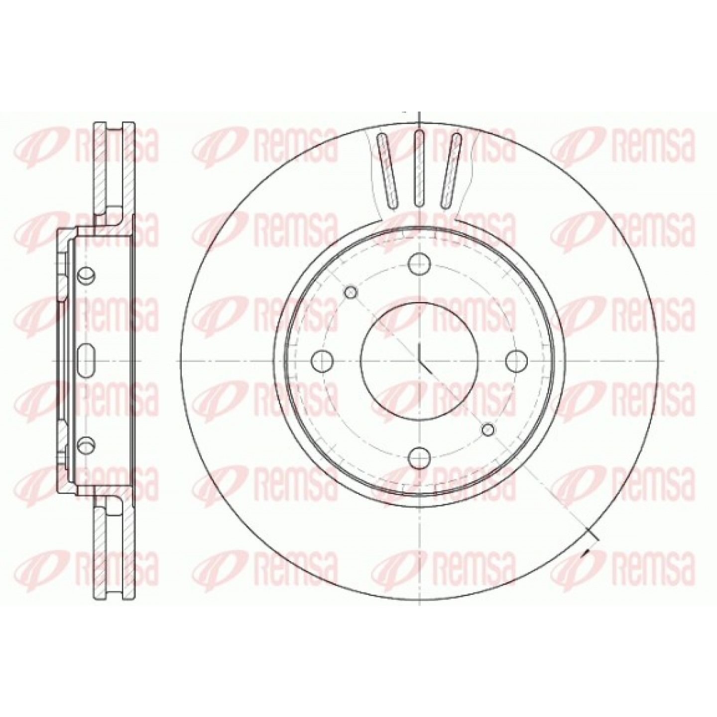 Bremsscheibe REMSA 6585.10