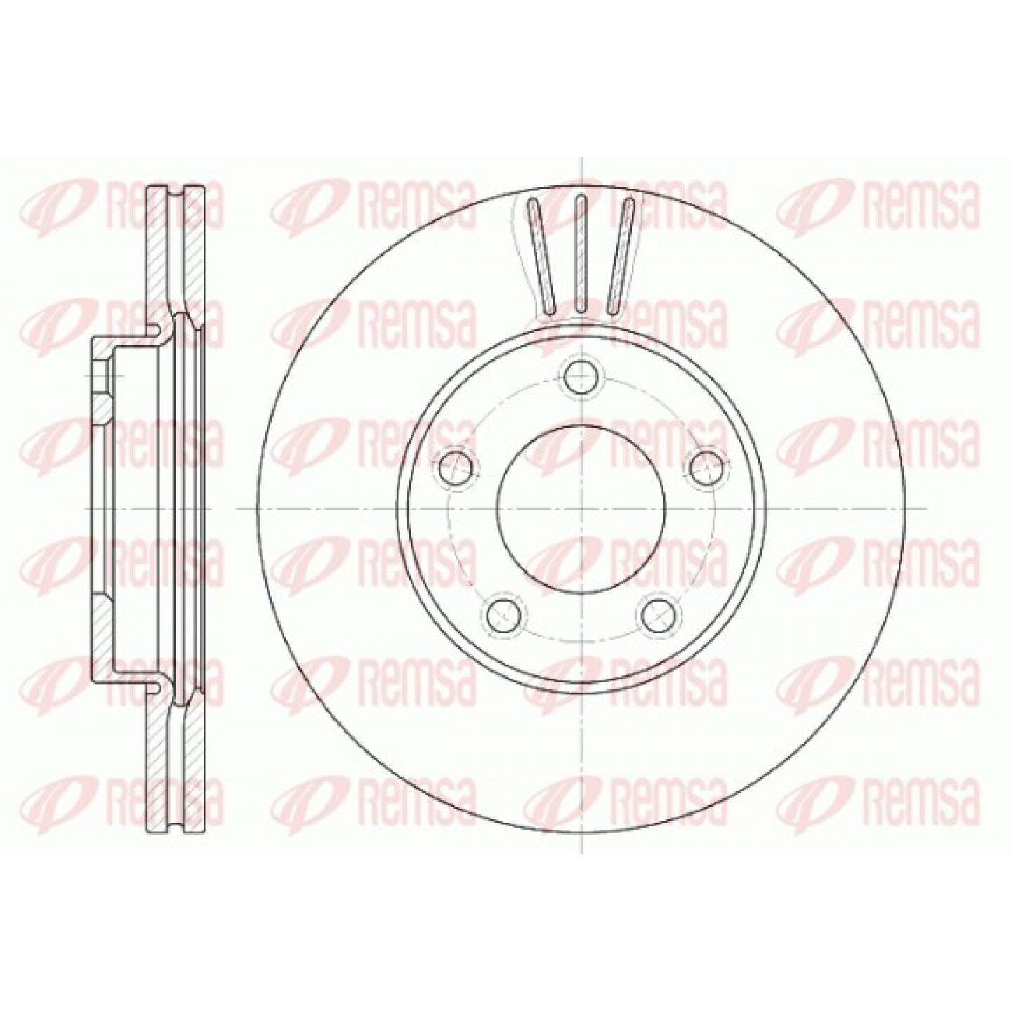 Bremsscheibe REMSA 6671.10