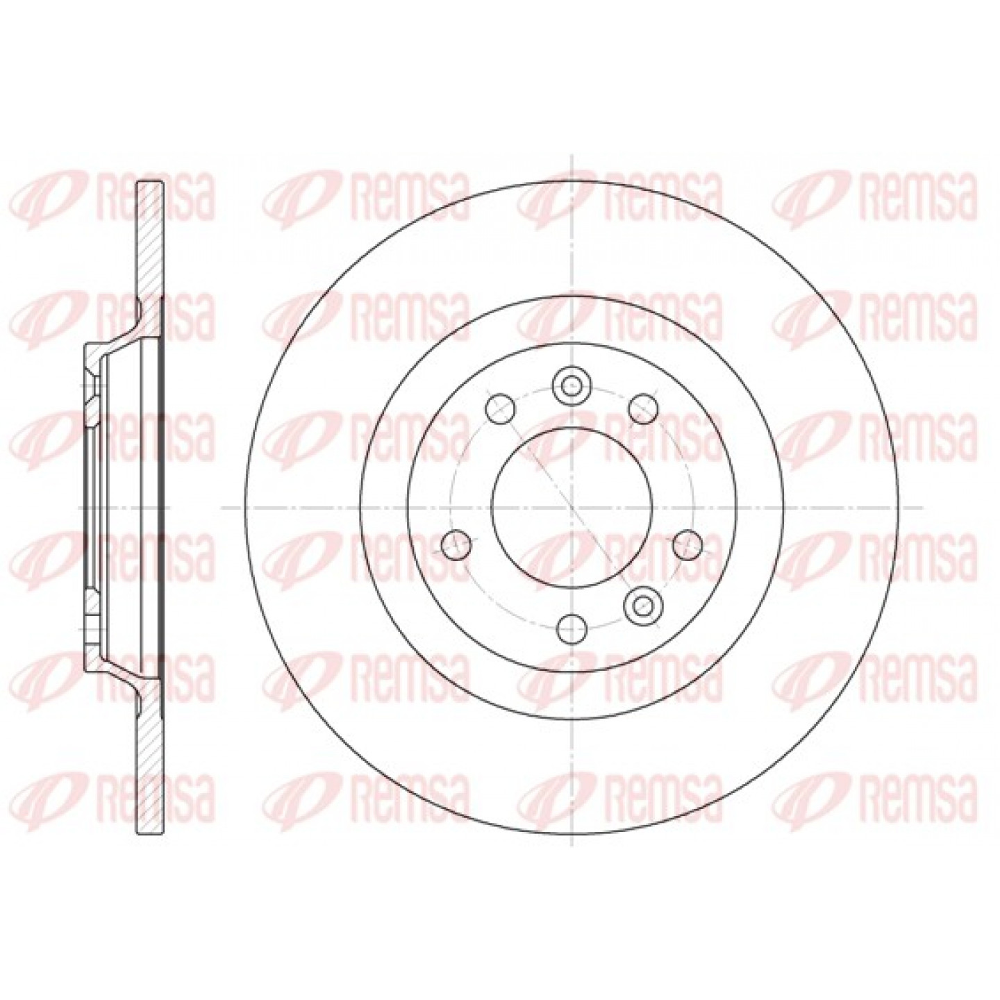 Bremsscheibe REMSA 6690.00