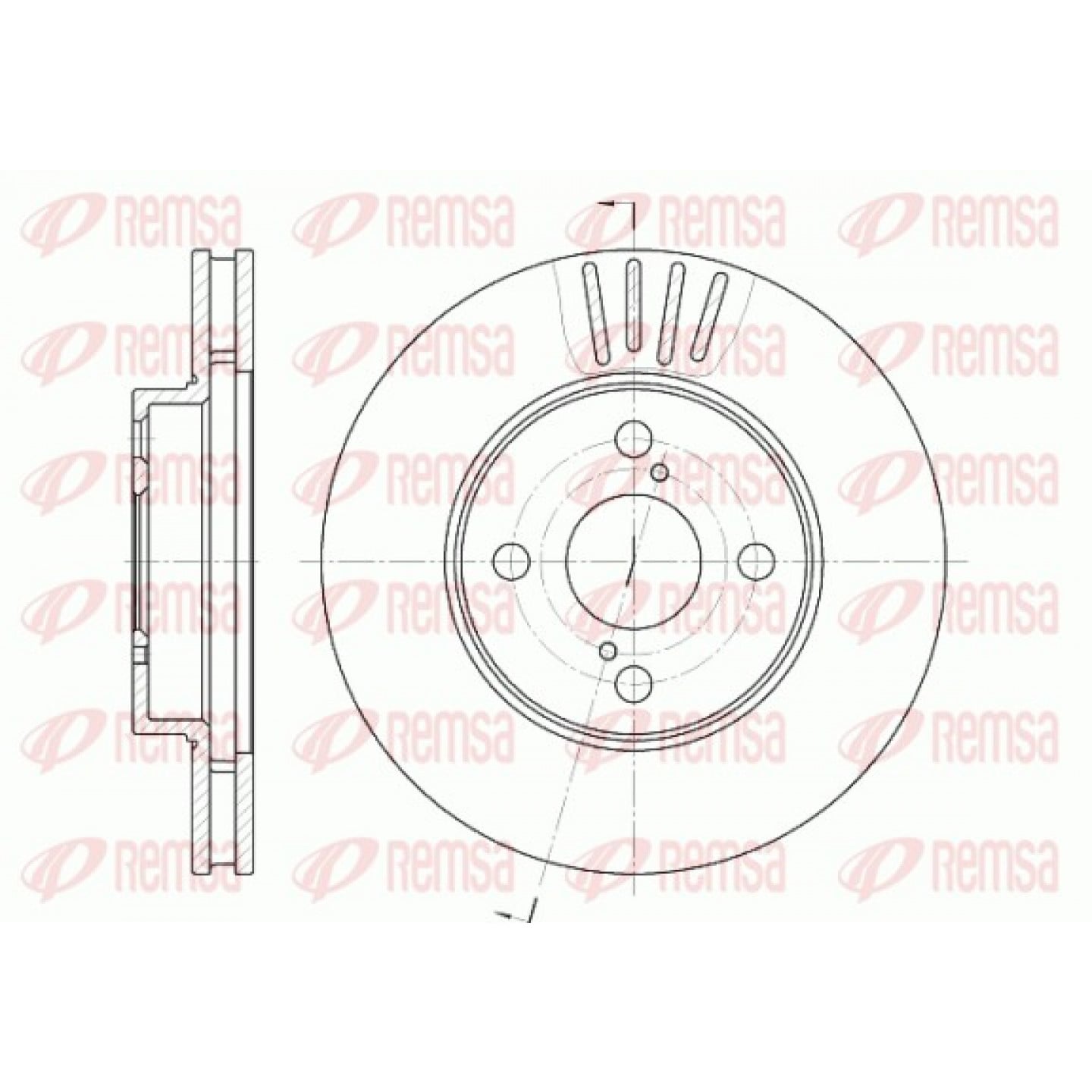 Bremsscheibe REMSA 6742.10