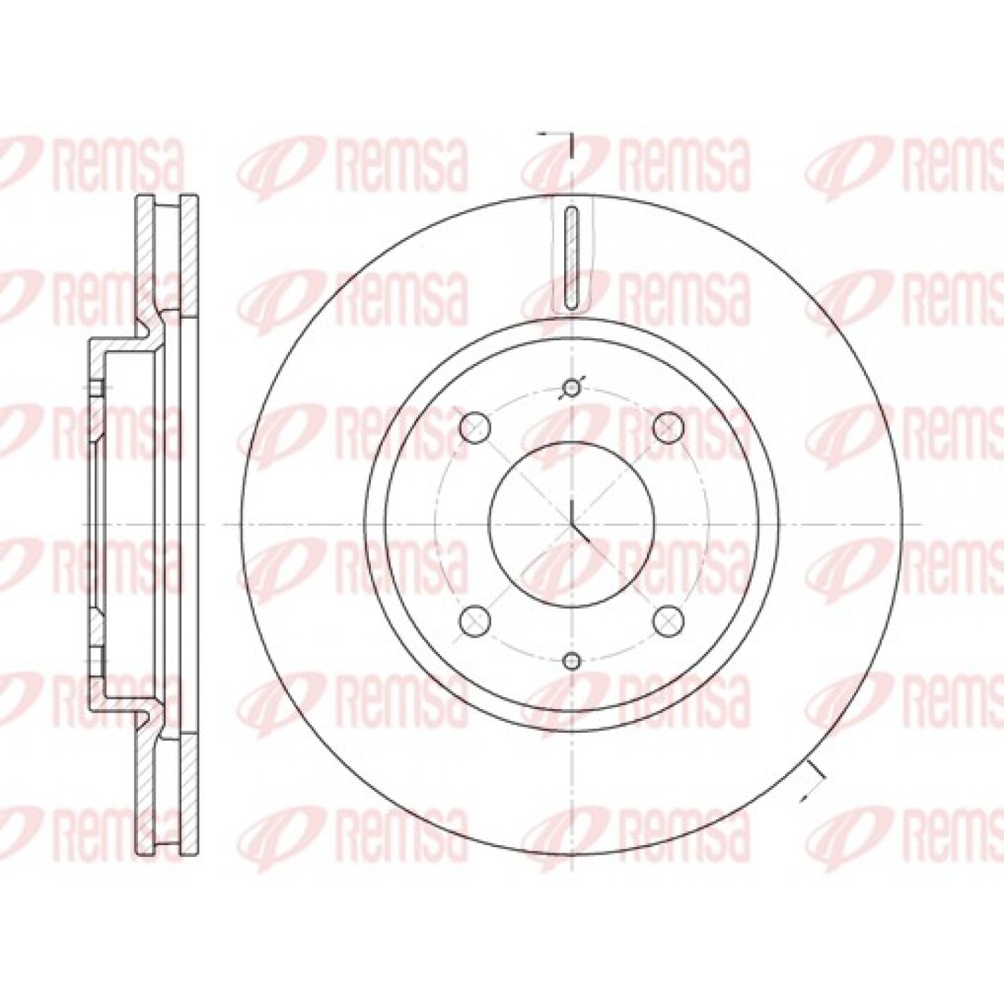Bremsscheibe REMSA 6890.10