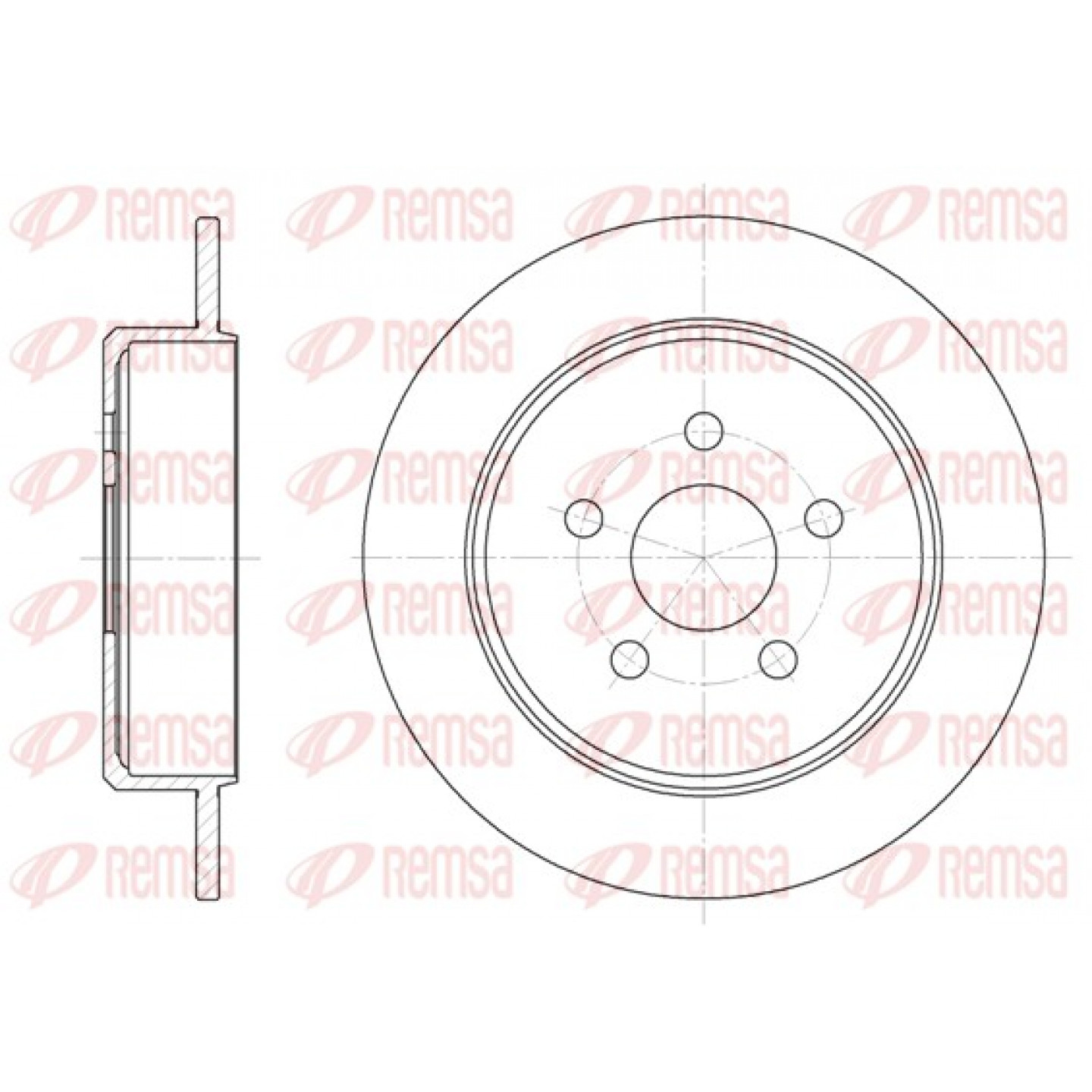 Bremsscheibe REMSA 6901.00