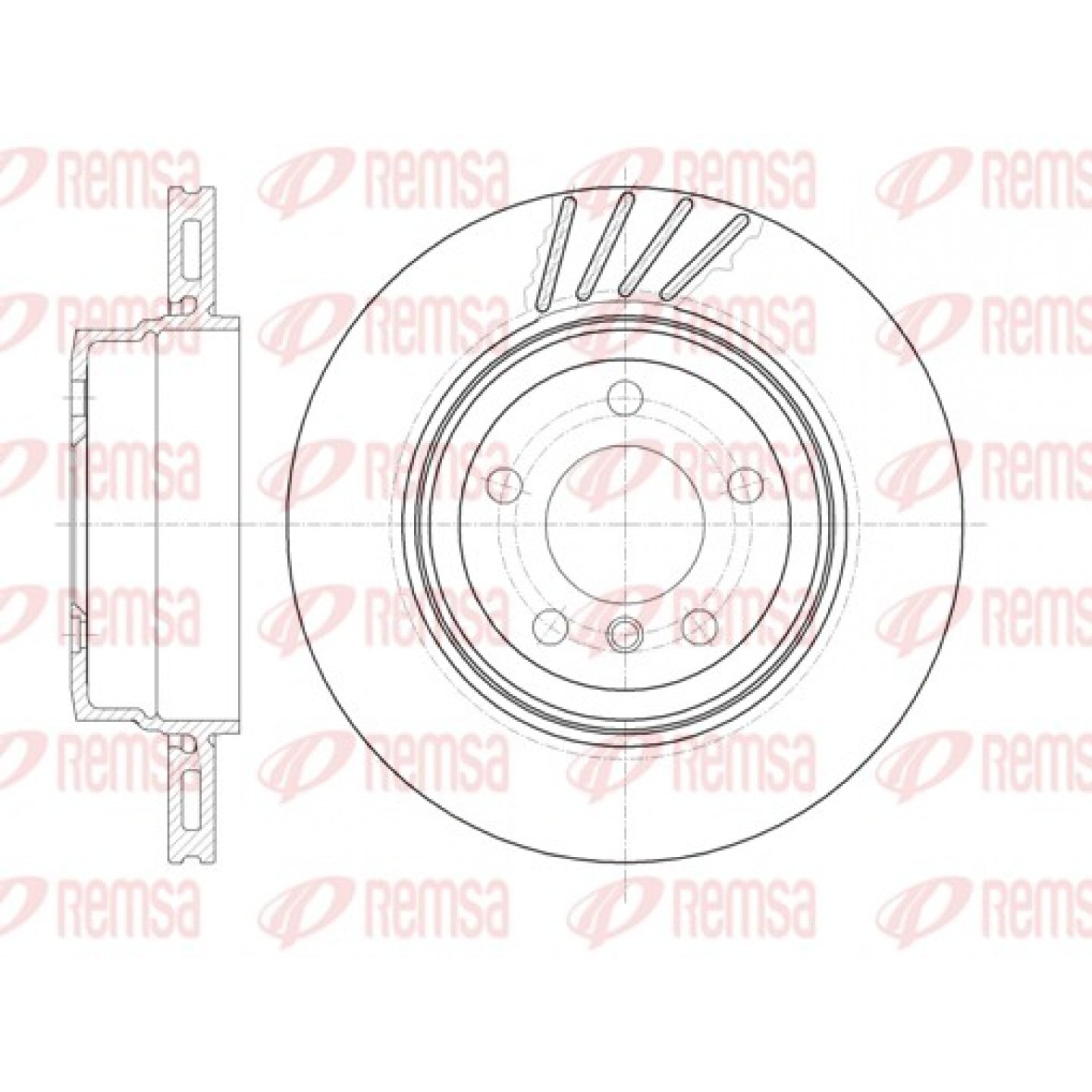 Disque de frein REMSA 6979.10