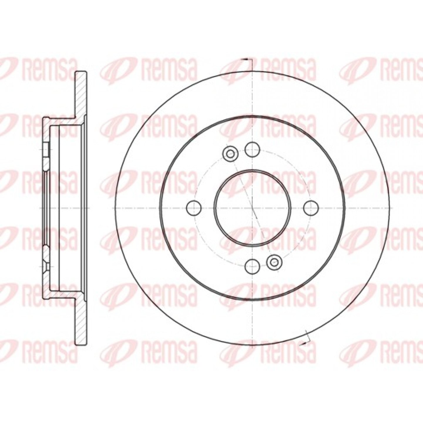 Bremsscheibe REMSA 6991.00