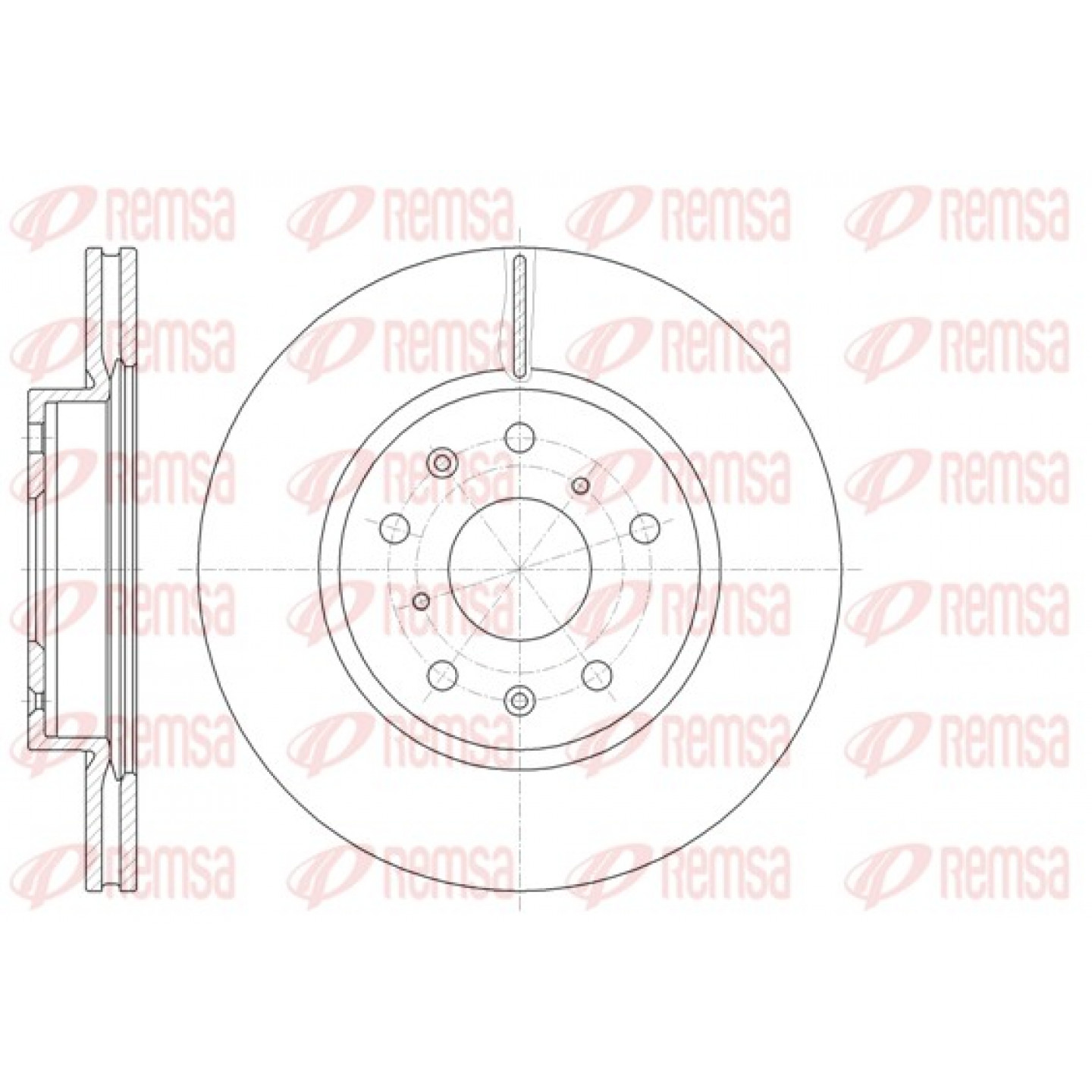Bremsscheibe REMSA 61018.10