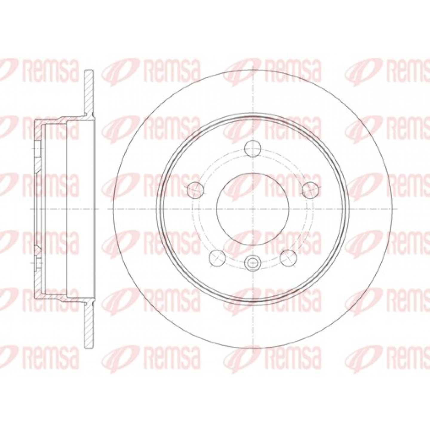 Bremsscheibe REMSA 61065.00