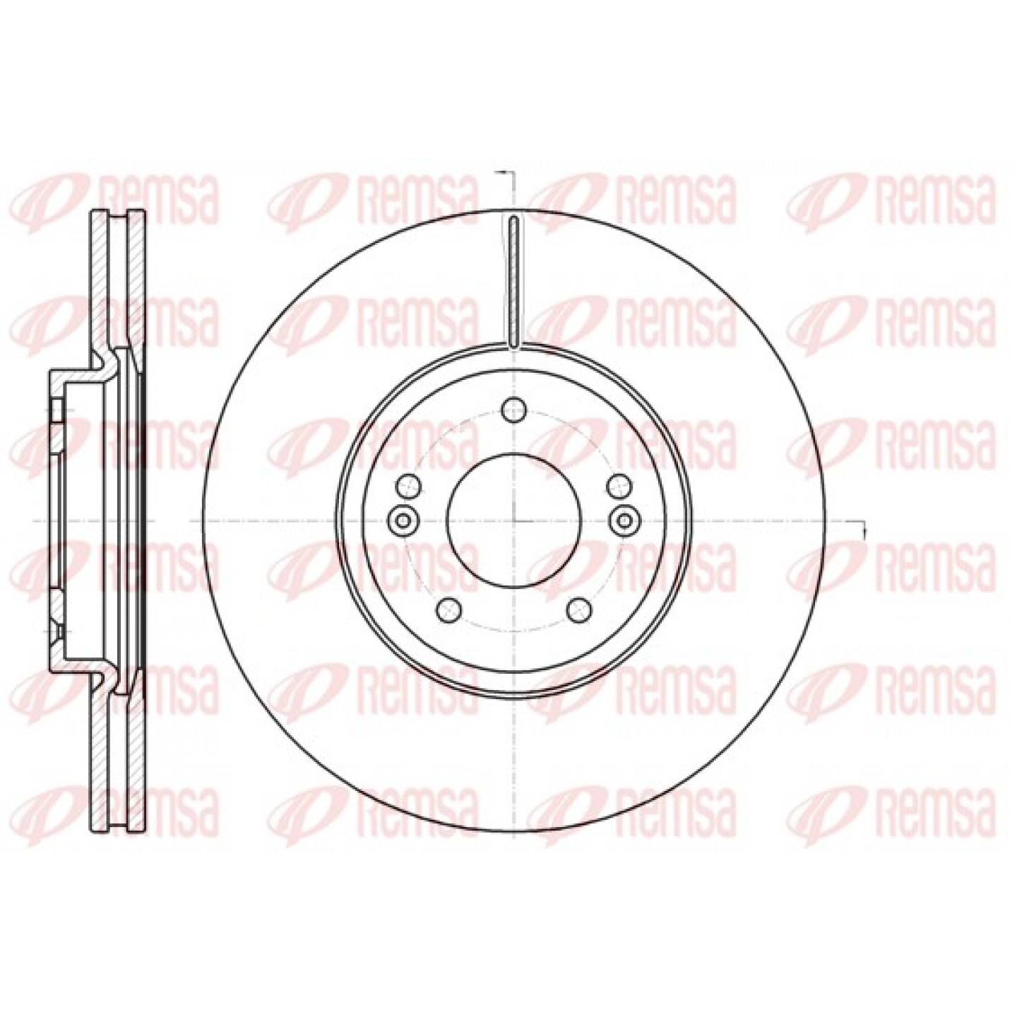 Bremsscheibe REMSA 61102.10