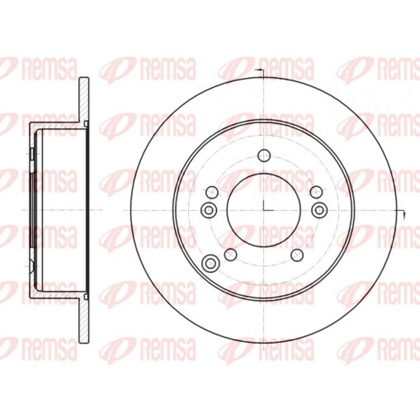 Disque de frein REMSA 61293.00