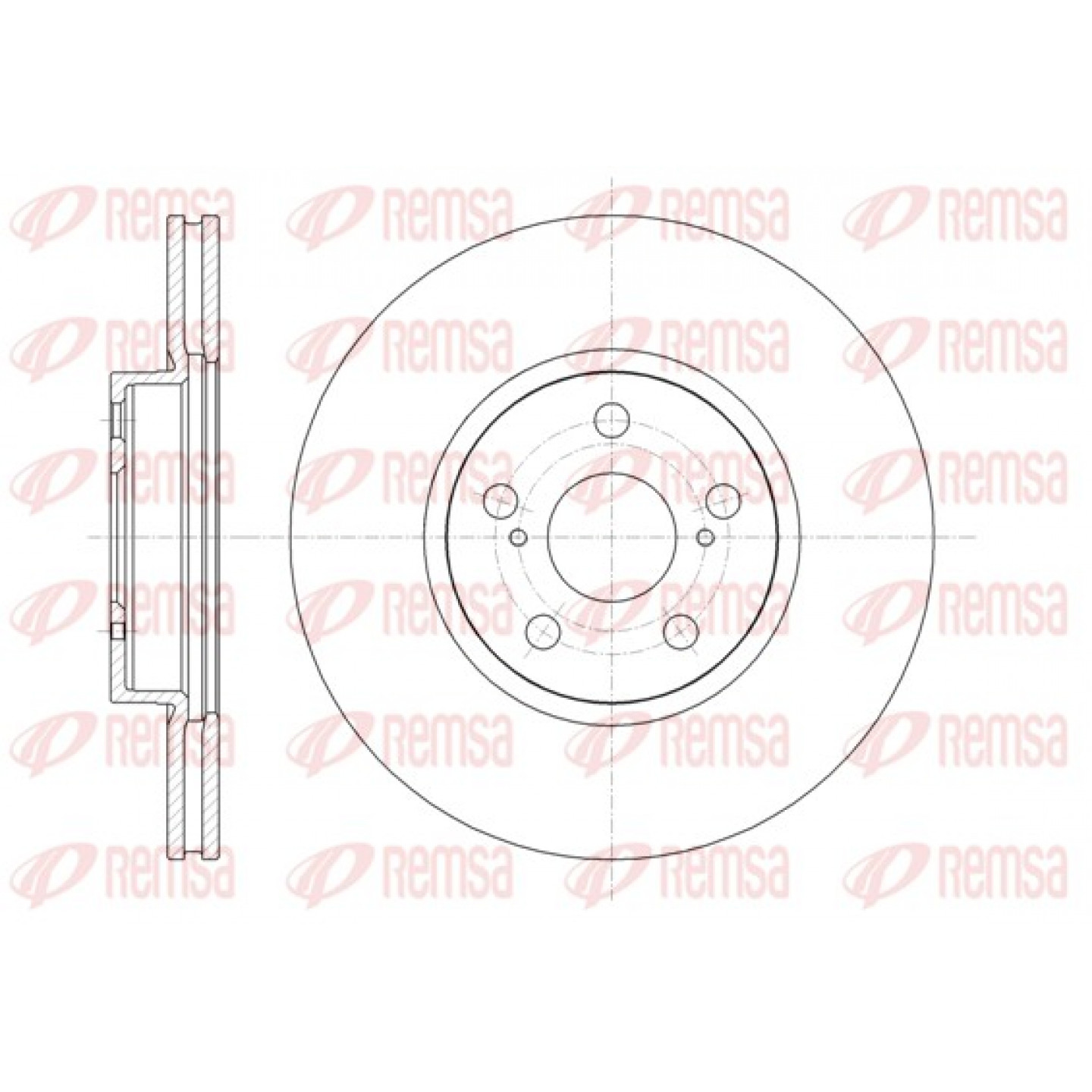 Remschijf REMSA 61330.10