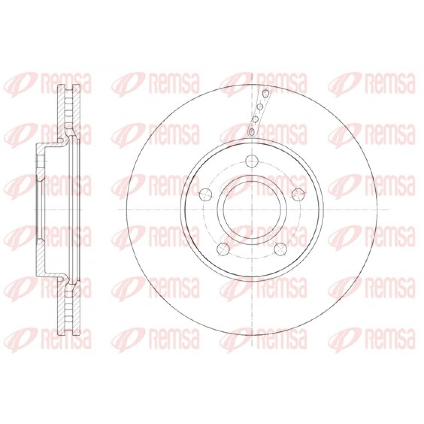 Remschijf REMSA 61588.10